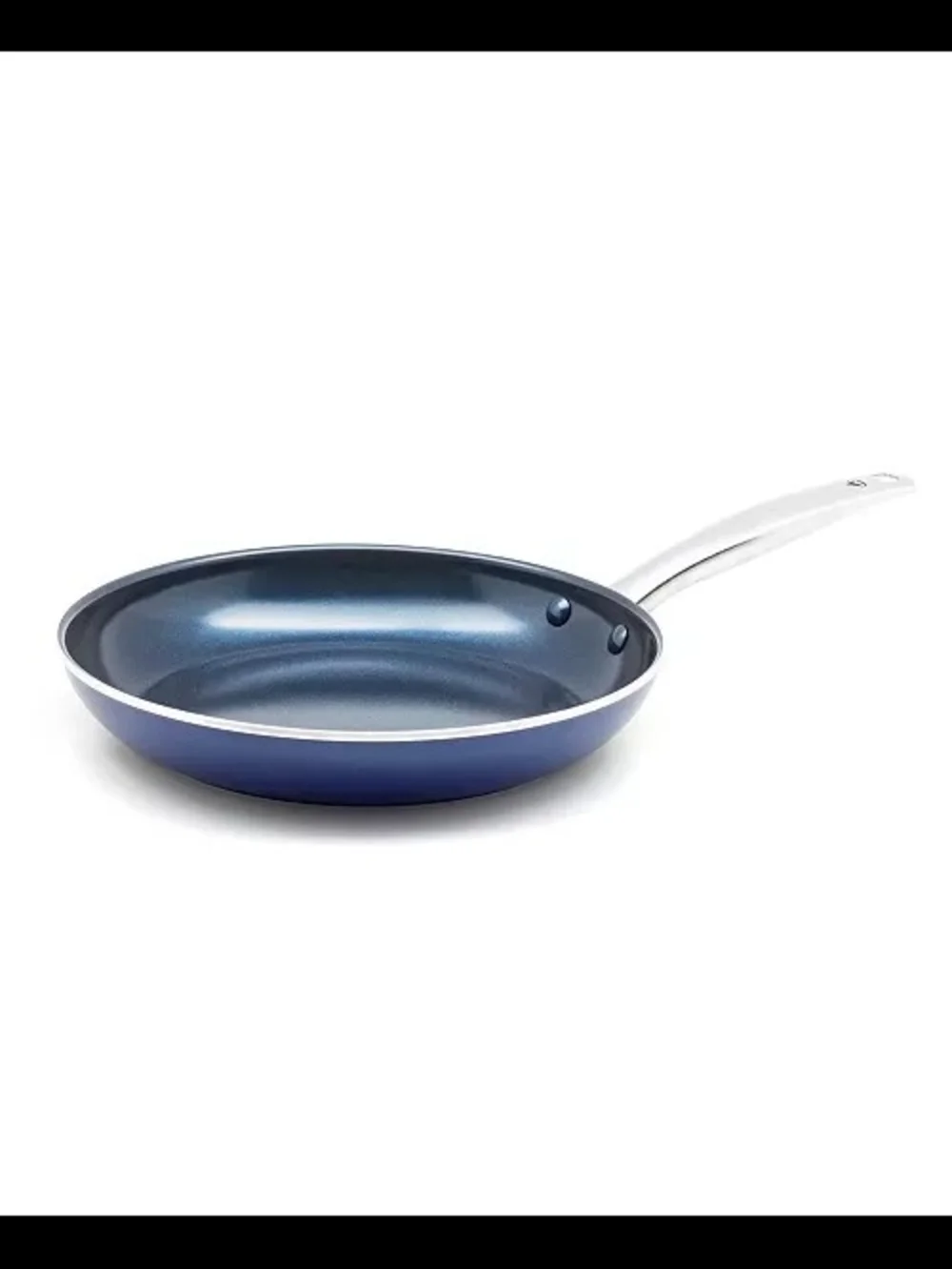 Blue Nonstick Saucepan with Glass Lid - Home Kitchen Cookware